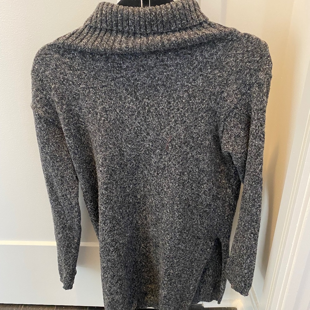 Noul Grey Turtleneck Long Sweater - OS